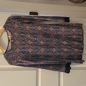 Long sleeve mini dress